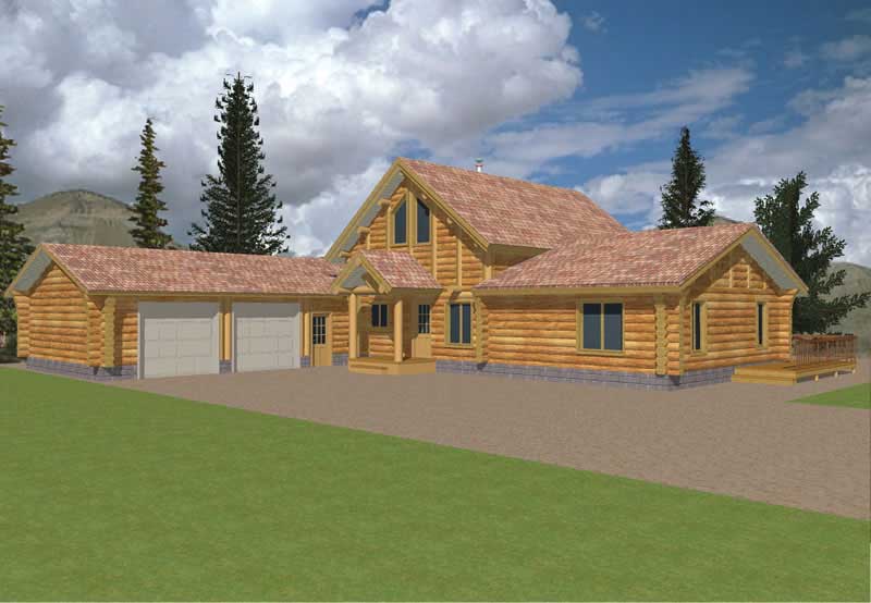 Front Elevation of this Cape Cod House (#132-1330) at The Plan Collection.