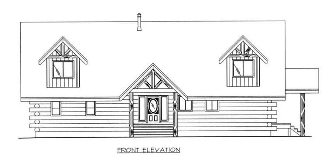 Home Plan Front Elevation of this 3-Bedroom,3219 Sq Ft Plan -132-1400