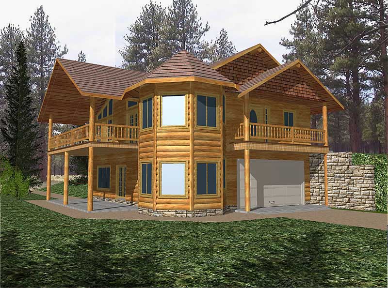 Front Elevation of this Ranch House (#132-1502) at The Plan Collection.