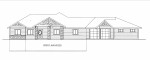 Home Plan Front Elevation of this 4-Bedroom,3801 Sq Ft Plan -132-1533