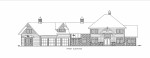 Home Plan Front Elevation of this 5-Bedroom,4201 Sq Ft Plan -132-1537