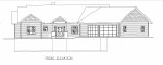 Home Plan Front Elevation of this 4-Bedroom,3545 Sq Ft Plan -132-1543