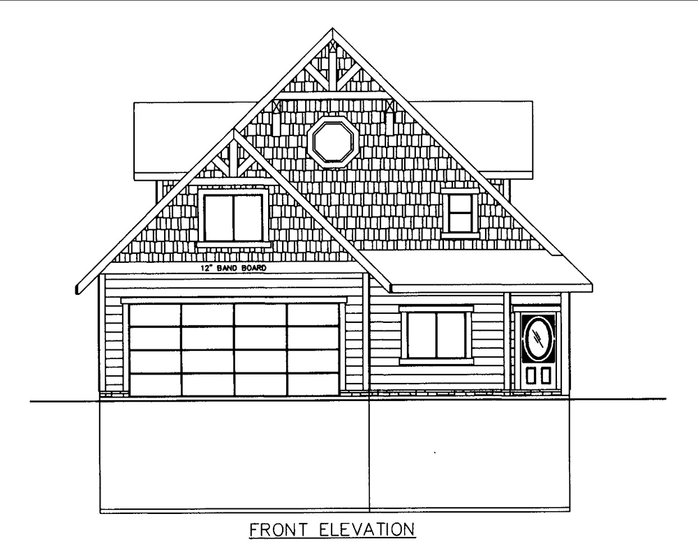 Home Plan Front Elevation of this 3-Bedroom,3618 Sq Ft Plan -132-1605