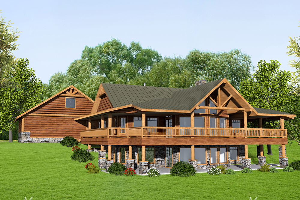Front Elevation of this Cottage House (#132-1655) at The Plan Collection.