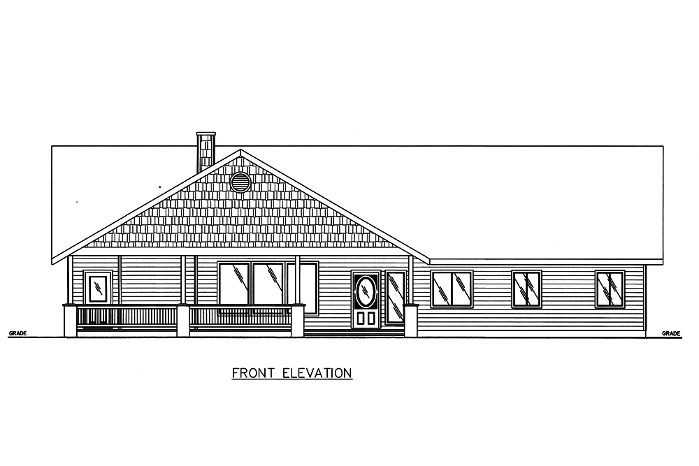 Home Plan Front Elevation of this 3-Bedroom,2580 Sq Ft Plan -132-1672