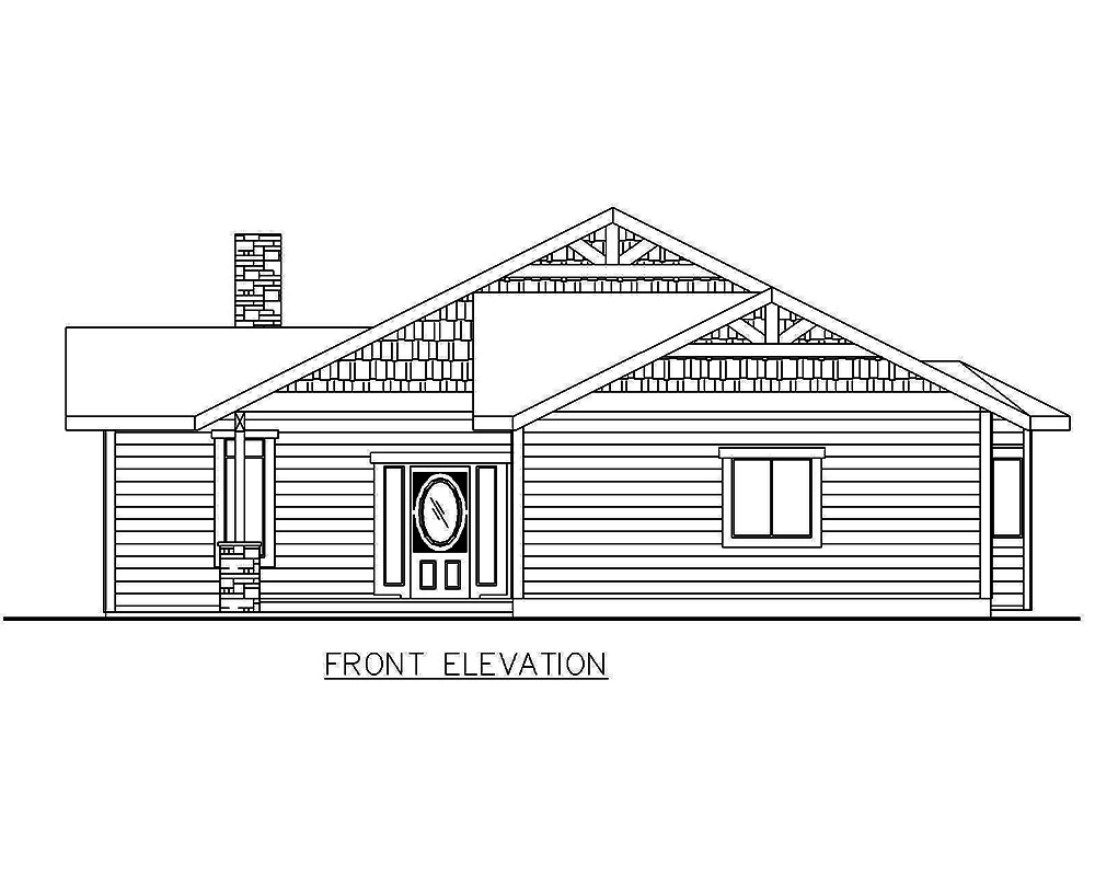 Home Plan Front Elevation of this 4-Bedroom,2596 Sq Ft Plan -132-1688