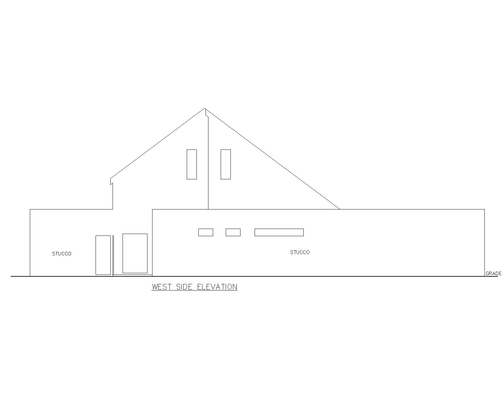 Home Plan Right Elevation of this 2-Bedroom,3559 Sq Ft Plan -132-1708