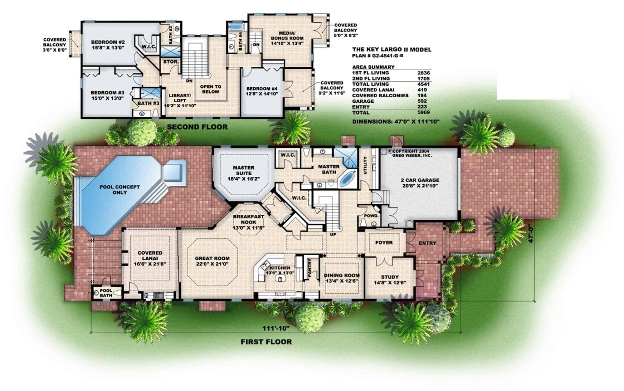 Main Level of Coastal Plan #133-1009