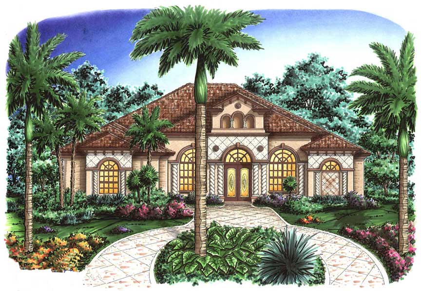 Mediterranean house plans.