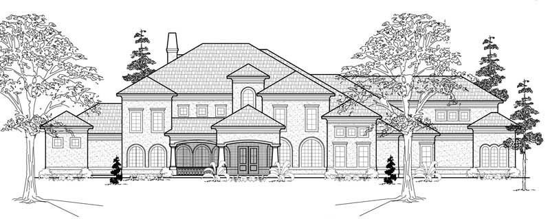 Mediterranean home (ThePlanCollection: Plan #134-1048)