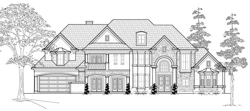 European home (ThePlanCollection: Plan #134-1063)