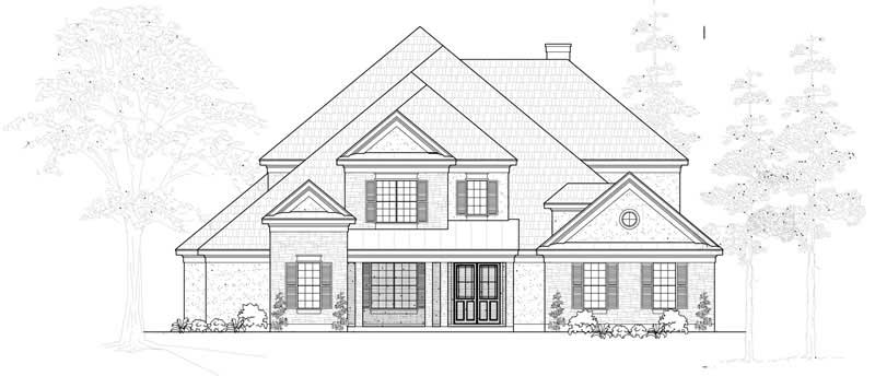 Luxury home (ThePlanCollection: Plan #134-1091)