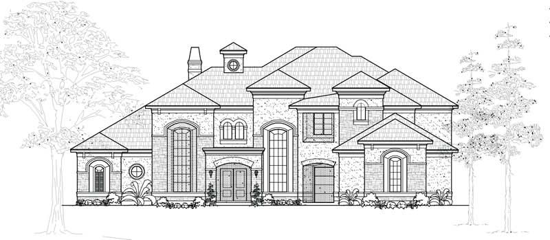Mediterranean home (ThePlanCollection: Plan #134-1093)