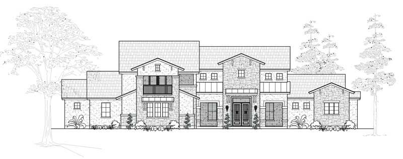 Contemporary home (ThePlanCollection: Plan #134-1096)