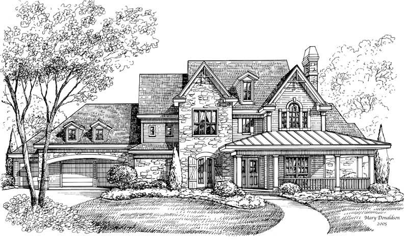 European home (ThePlanCollection: Plan #134-1098)