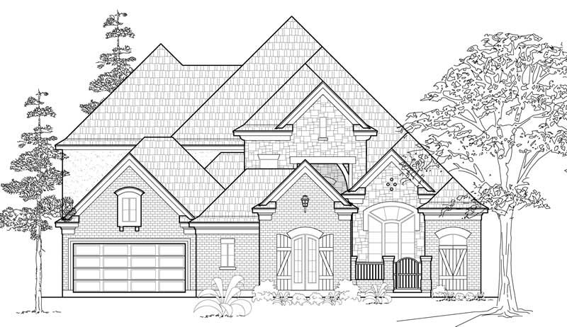 European home (ThePlanCollection: Plan #134-1108)