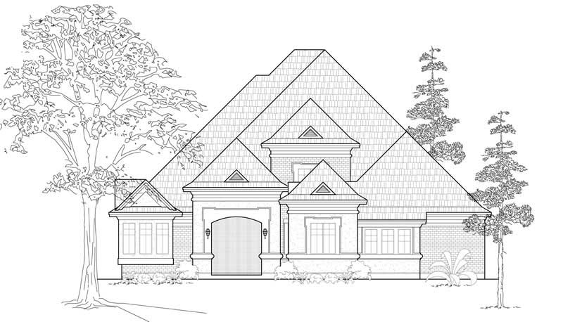 Ranch home (ThePlanCollection: Plan #134-1123)