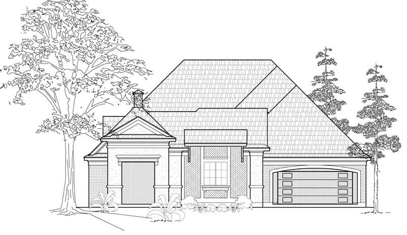 European home (ThePlanCollection: Plan #134-1124)