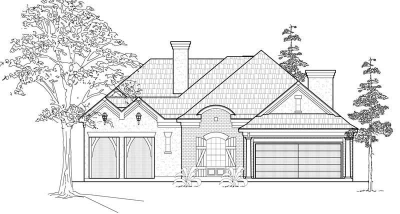 European home (ThePlanCollection: Plan #134-1126)