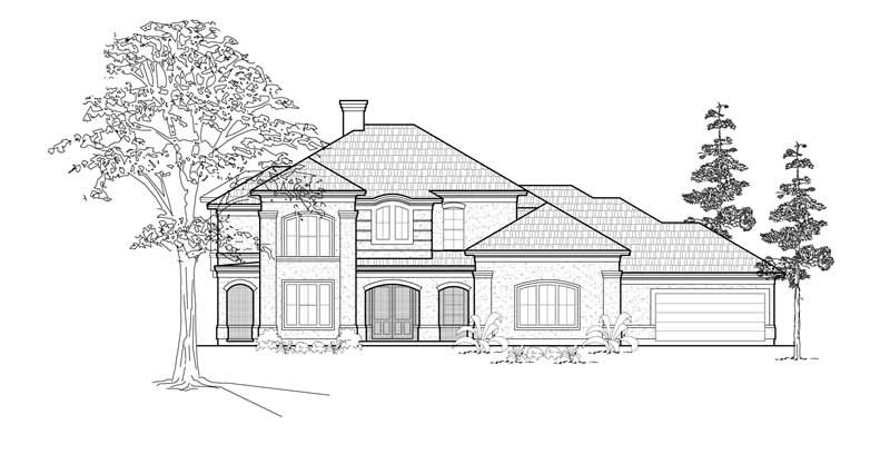 Mediterranean Plans rendering.