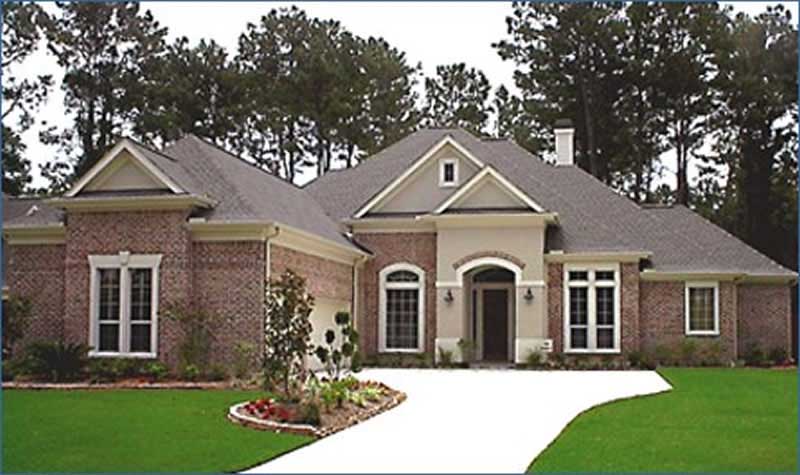 Ranch home (ThePlanCollection: Plan #134-1214)