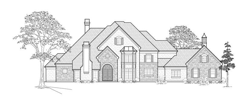 European home (ThePlanCollection: Plan #134-1217)