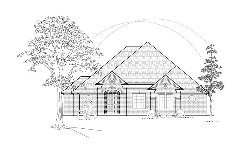 European home (ThePlanCollection: Plan #134-1226)