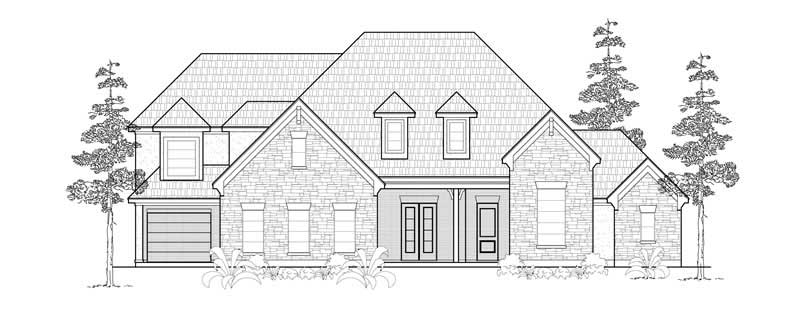 Country home (ThePlanCollection: Plan #134-1247)