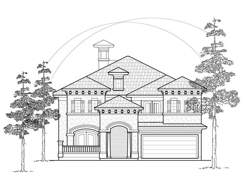 Mediterranean home (ThePlanCollection: Plan #134-1279)