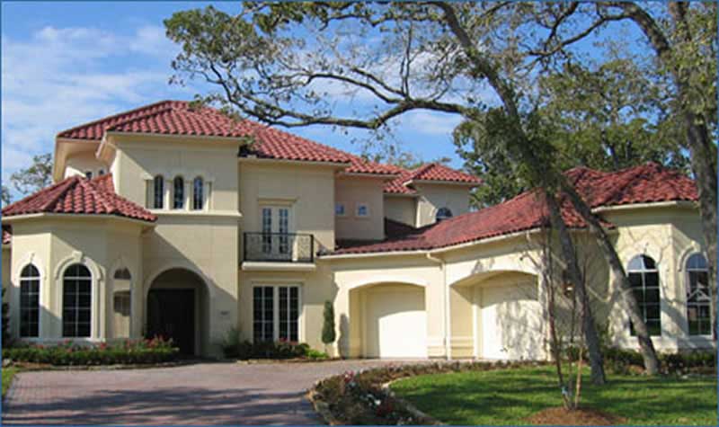 Photo of this Spanish Mission Style luxury home.