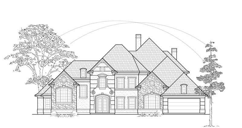 European home (ThePlanCollection: Plan #134-1330)