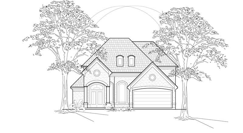 Luxury home (ThePlanCollection: Plan #134-1337)