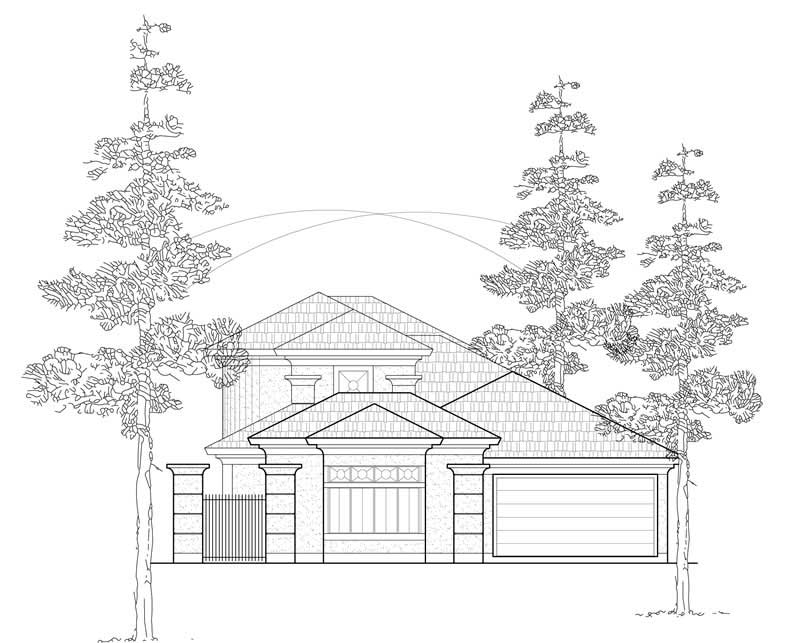 Spanish home (ThePlanCollection: Plan #134-1367)