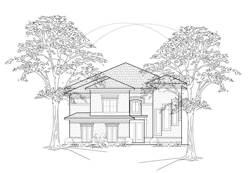 European home (ThePlanCollection: Plan #134-1402)