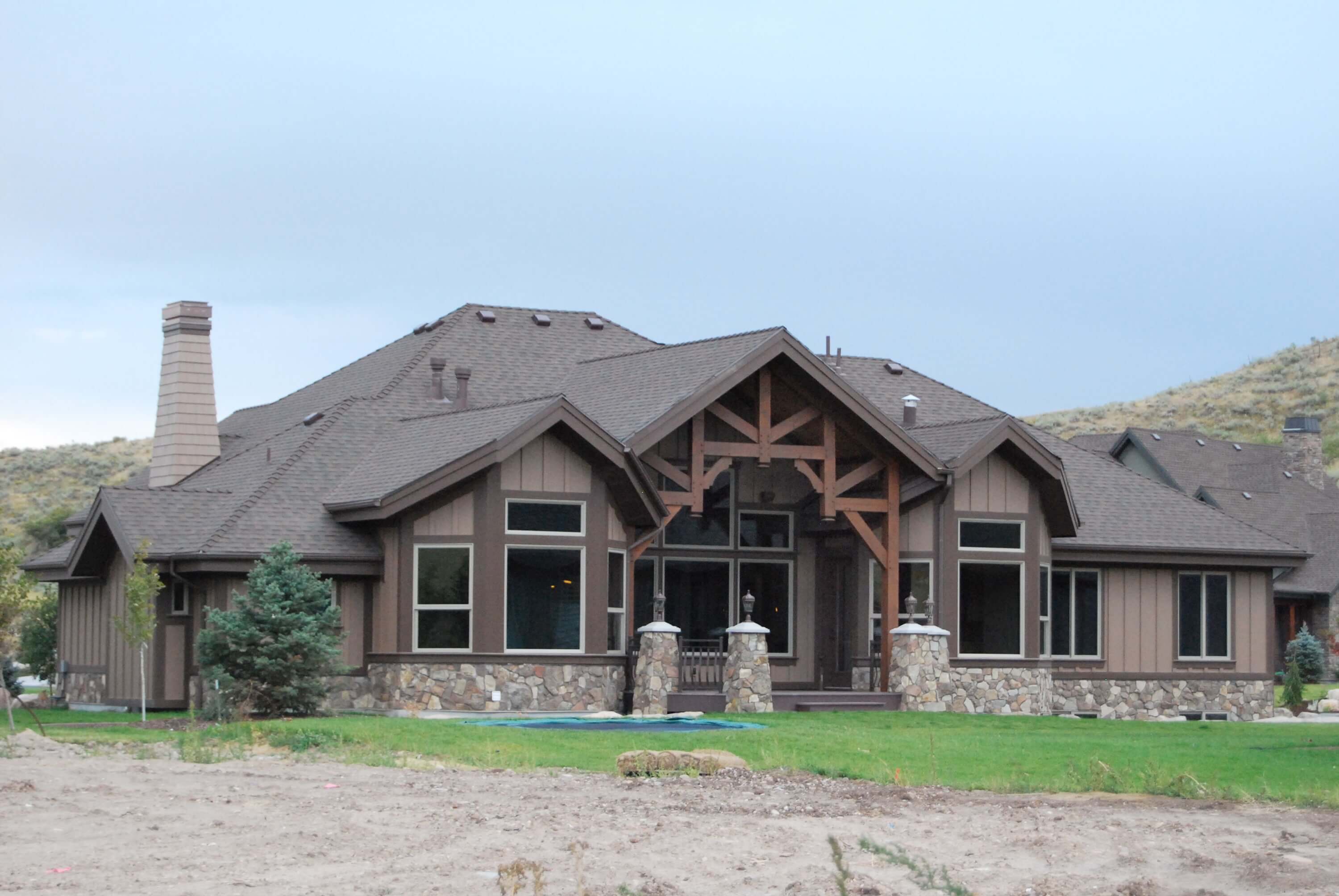 Rear View of this 6-Bedroom,2597 Sq Ft Plan -2597
