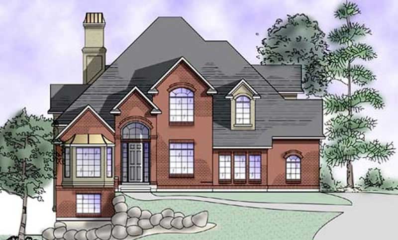 European home (ThePlanCollection: Plan #135-1183)