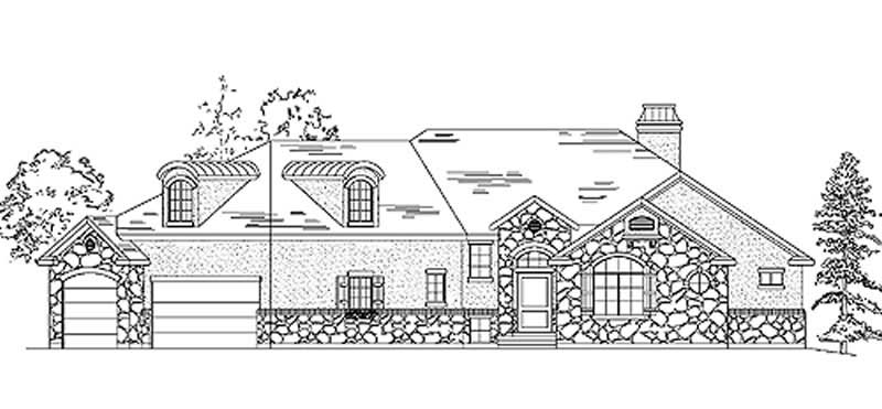 European home (ThePlanCollection: Plan #135-1193)
