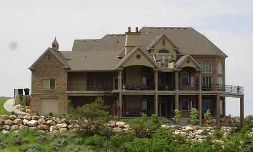 Rear View of this 6-Bedroom,3934 Sq Ft Plan -135-1216