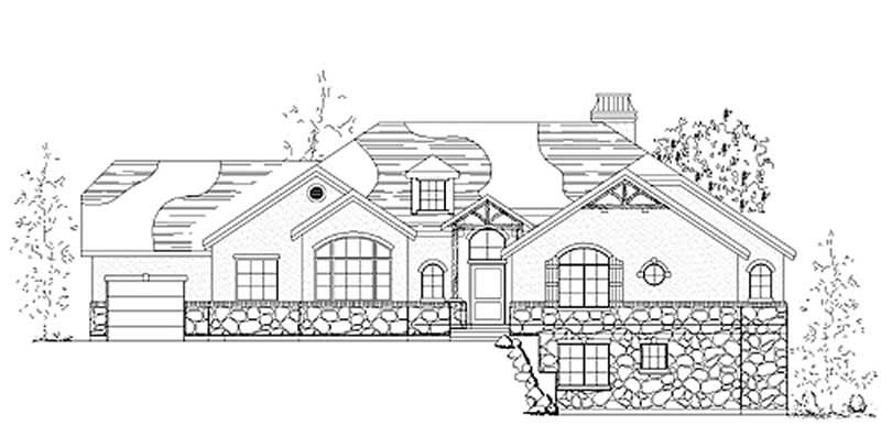 European home (ThePlanCollection: Plan #135-1257)