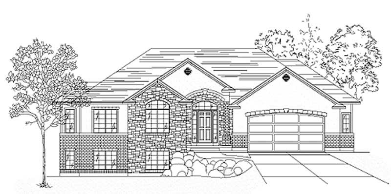 European home (ThePlanCollection: Plan #135-1284)