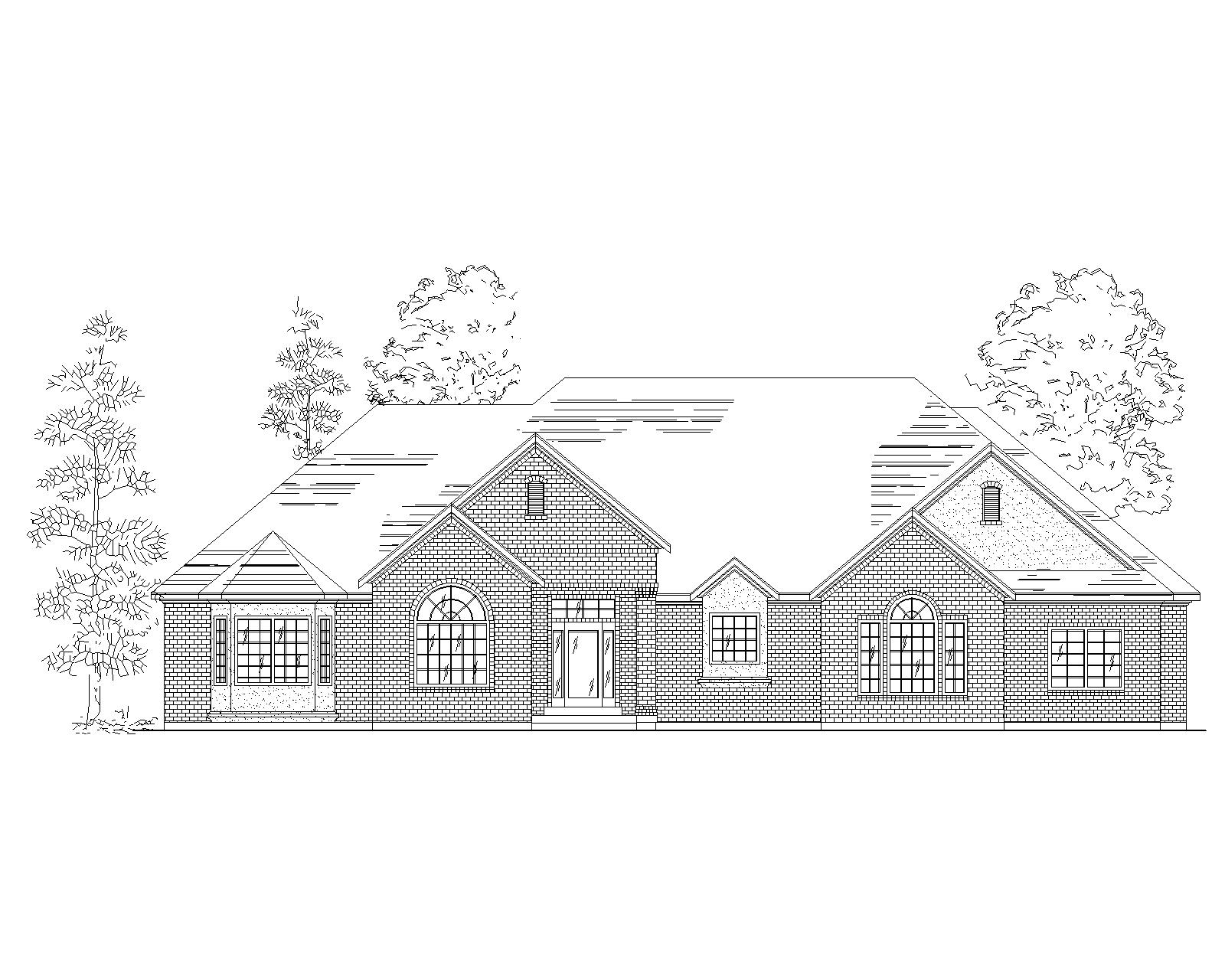 European home (ThePlanCollection: Plan #135-1305)