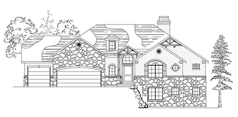 Main image for house plan # 8119