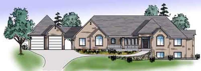 European home (ThePlanCollection: Plan #135-1350)