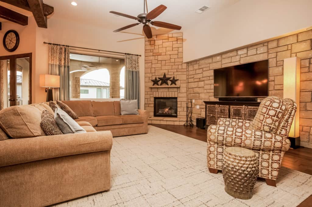 Living Room of this 4-Bedroom,3716 Sq Ft Plan -3716