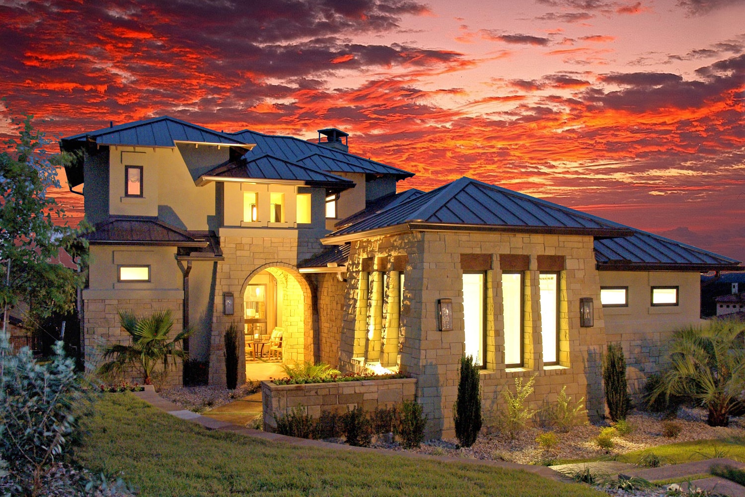 Front Door of this 4-Bedroom,3716 Sq Ft Plan -3716