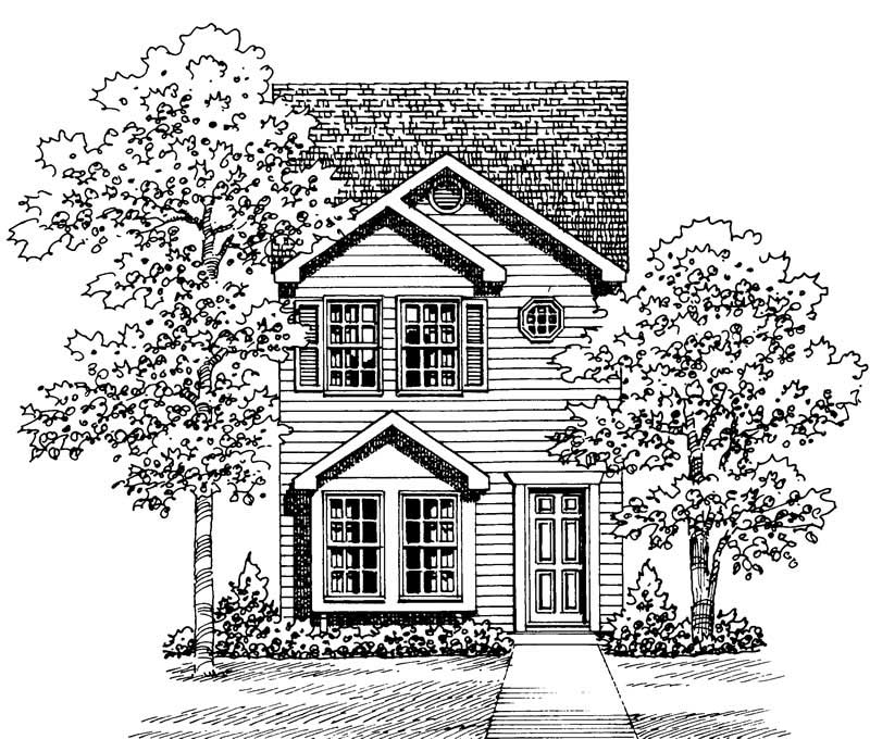 Main image for house plan # 18004