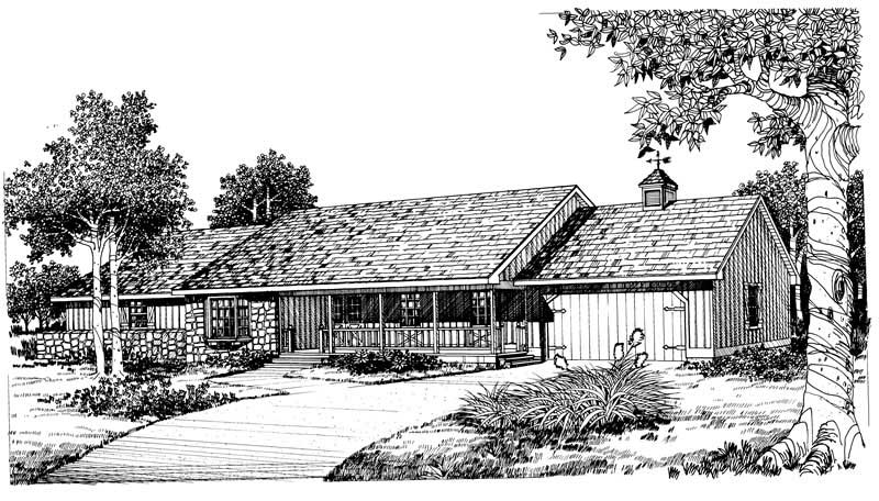 Main image for house plan # 17958