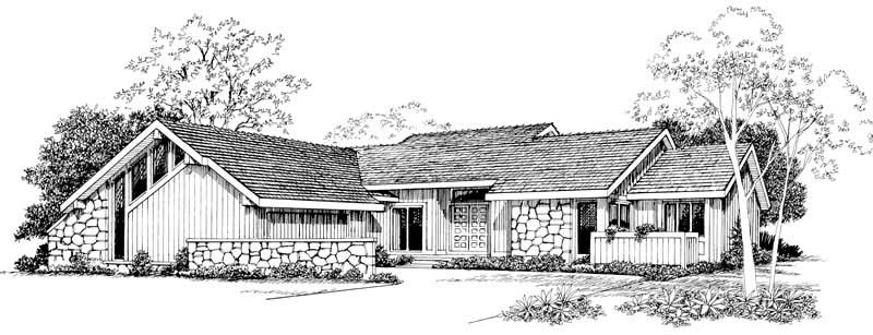 Contemporary home (ThePlanCollection: Plan #137-1338)