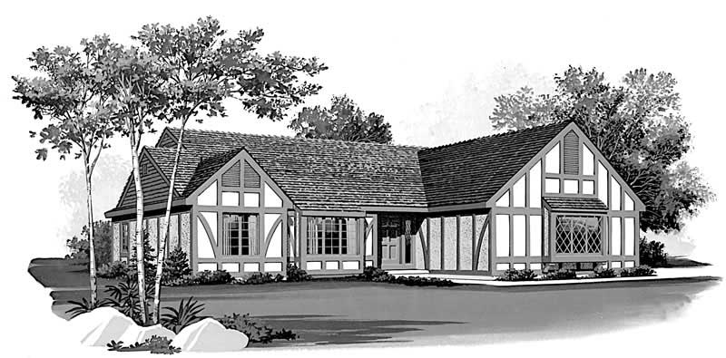 Contemporary home (ThePlanCollection: Plan #137-1344)