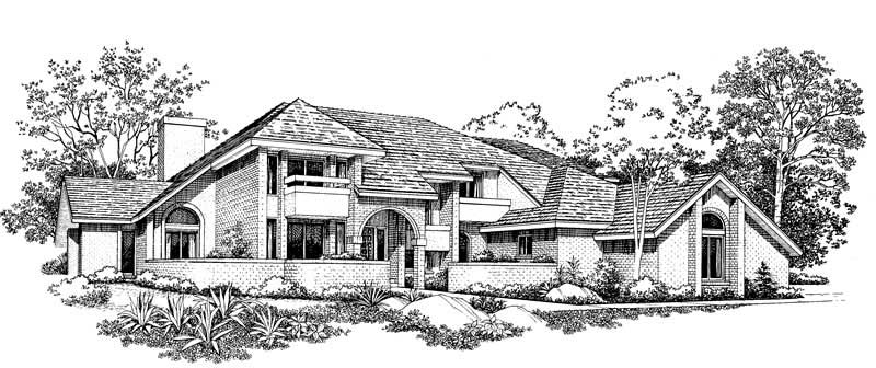 Contemporary home (ThePlanCollection: Plan #137-1348)